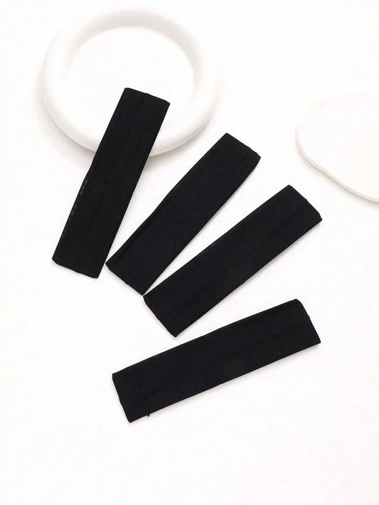 6Pcs Unisex Simple Basic Solid Color Leopard Print Face Wash Cycling Running Sports Yoga Leisure Sweat-Absorbing Headband