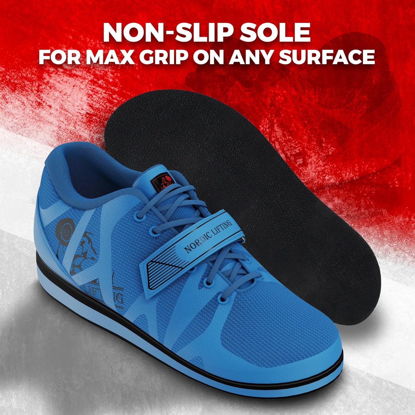 Nordic Lifting Powerlifting Shoes for Heavy Weightlifting - Men'S Squat Shoe - MEGIN