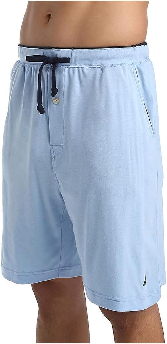 Nautica Men'S Soft Knit Elastic Waistband Sleep Lounge Short