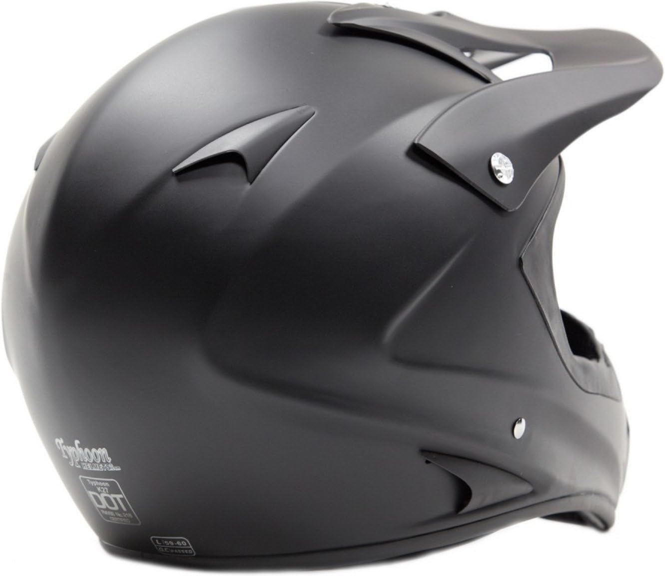 Typhoon Helmets Typhoon ATV Motorcycle Helmet with Goggles & Gloves - DOT Certified Off-Road Racing Protection Gear Set for Adults/Teens - Durable MX Combo Pack