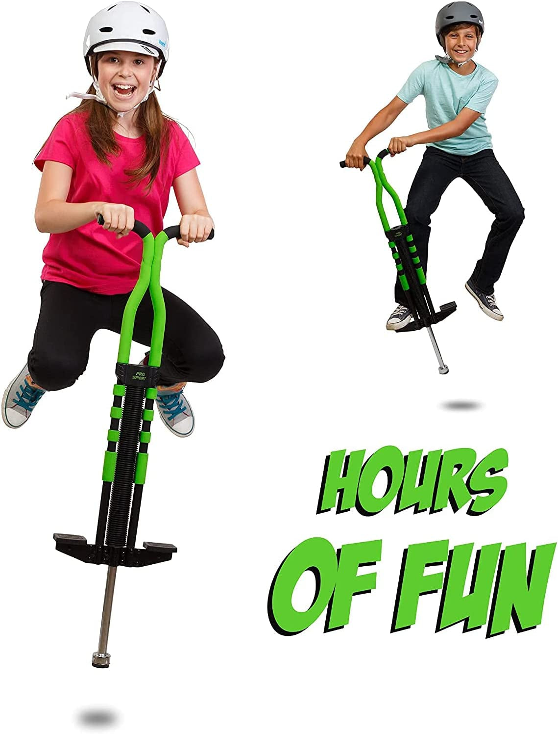 New Bounce Pogo Stick for Kids - Pogo Sticks for Ages 9 and Up, 80 to 160 Lbs - Pro Sport Edition, Quality, Easy Grip, Pogostick for Hours of Wholesome Fun