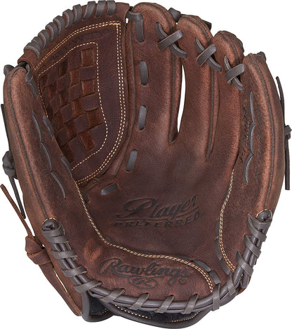Rawlings | Player Preferred Adult Ball Glove | Baseball/Slowpitch Softball | Multiple Styles